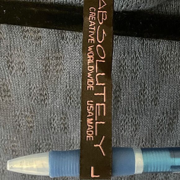 New! Absolutely Creative Worldwide Blue Sleeveless Cardigan. Size Large. - Picture 3 of 4